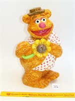 Muppets Fozzie bear cookie jar by Treasure Craft;