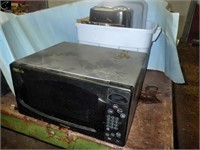 Panasonikc microwave, toaster, coffee pot &