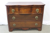 Vintage Wood 3 Drawer Dresser