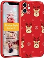 Lot of 6 - DUEDUE Christmas Case for iPhone 13, Cu