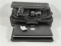 Dell, Lenovo, Microsoft, and Solo; Laptops and bag