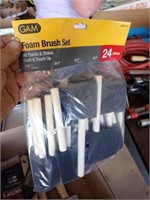 Foam Brush Set, Several Paint Brushes-NEW!