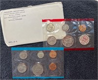 LOT, (11) 1971 UNCIRCULATED COINS