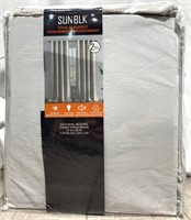 Sun Blk Total Blackout 2 Piece Panels (grey)