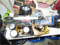 ASSORTED FLASHLIGHTS, HEAD LAMPS