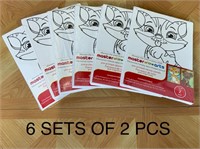 6 Sets of 2 pc Pre-Printed Mini Canvas Panels