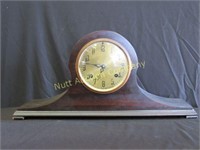 Vintage key wind mantel clock