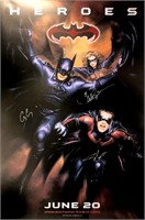 Autograph Batman Robin Poster