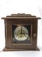 Vintage Wooden Case Electric Mantle Clock