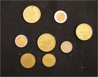 Lot Of 7 World Coins & Tokens