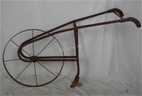 Antique One Person Manual Plow W/ Pistol Grips
