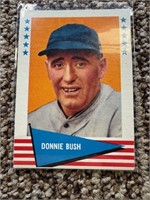 1961 Fleer #96 Owen "Donnie" Bush