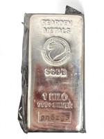 Rearden Metals 1kg 999 Silver Bar