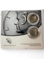 50th Anniversary Kennedy Coin Set