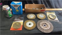 Wire wheels m, cutting disks & Speed-E rivets