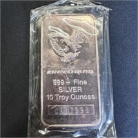 10 oz Fine Silver Bar - Engelhard