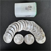 Tube of (20) 1996- 1 oz American Silver Eagles