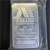 10 oz Fine Silver Bar - A-Mark