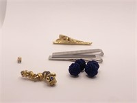 MAGNETS CZ AND ROUND BALLS, BLUE STONE, BLUE KNOT
