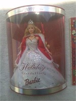 2001 Holiday Celebration Barbie  NRFB  (50304) Non