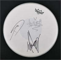 BLINK 182, Band Signed Drumhead