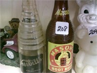 Nesbitt's, Mason Root Beer Soda Bottles