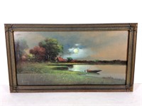 1920s Pastel Landscape, signed Dixon Murray