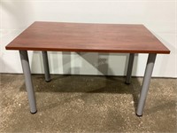 BBF Industrial Table with Grey Metal Legs