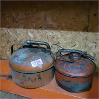 Metal Gas Cans Set of 2