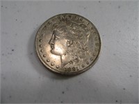 1881o Morgan Silver Dollar Coin
