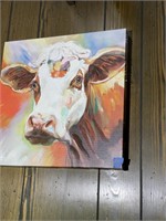 Oil on Canvas of Cow