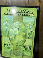Framed De Laval Separator Co. Advertising Poster