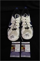 Jeff Lewis Game Worn Panthers Shoes Autographed