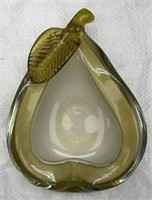Murano Glass Pear Bowl