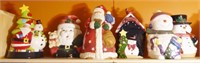 Christmas Cookie Jars (Tops Glued to Bottoms)