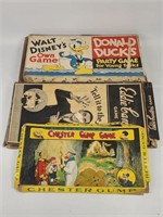 DONALD DUCK, EDDIE CANTOR & CHESTER GUMP GAMES