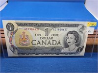 1973 $1.00 DOLLAR BILL AC1904627 UNCIRCULATED