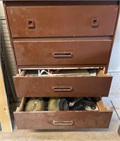 Cabinet Packed with Shop Supplies and Misc.
