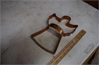 Large Copper Angel Cookie Cutter