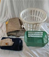 Baskets, 3 Hand Towels, Fabric