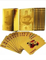 (New) Gold Playing Cards 24k Carat Gold Plated