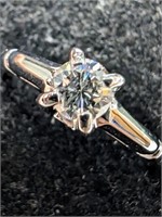 $6120 18K  Diamond(0.45Ct,Si1,F) Ring