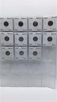 Lot of 11 Proof Roosevelt Dimes