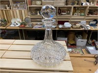 WATERFORD CRYSTAL DECANTER W/ STOPPER 9 1/2" TALL