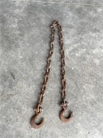 4’ chain w/ hooks