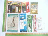 Vintage Fishing Lures on Cards