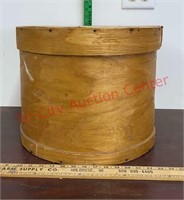 Vintage Wooden Cheese Box w/ Lid 13 x 16