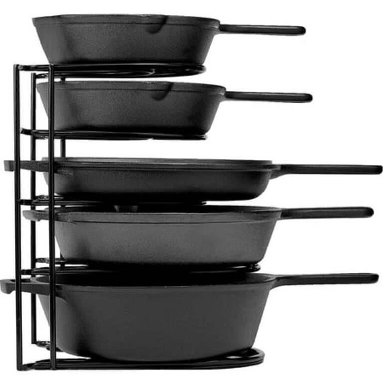 12  Cuisinel 5-Tier Rack Pan Organizer for Pots  S
