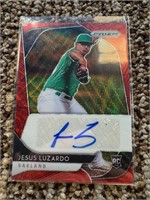 2020 Prizm Red Prizm Jesus Luzardo Autograph