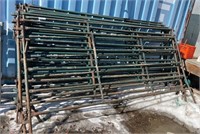 Lot of 11 Steel Corral Panels. Light Duty 9-1/2